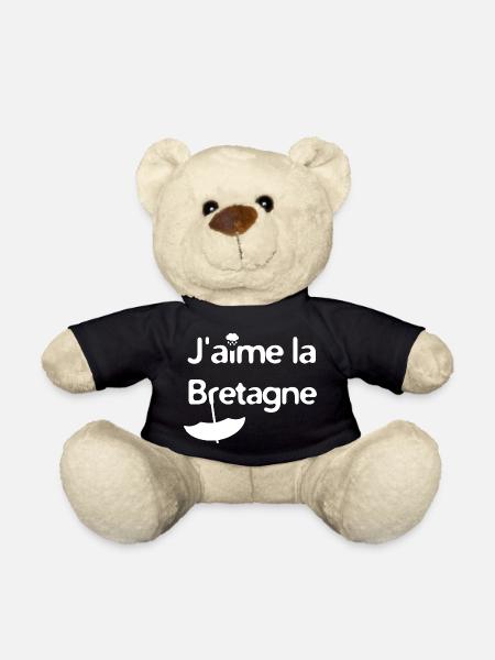 I love Brittany - Teddy Bear - black