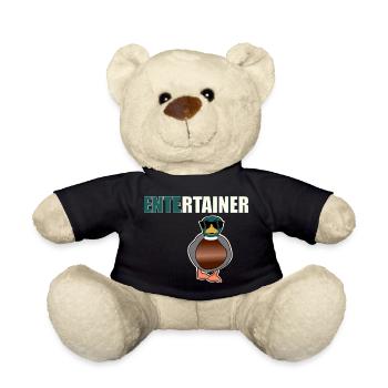 Entertainer Ente - Teddy - Schwarz - Vorne
