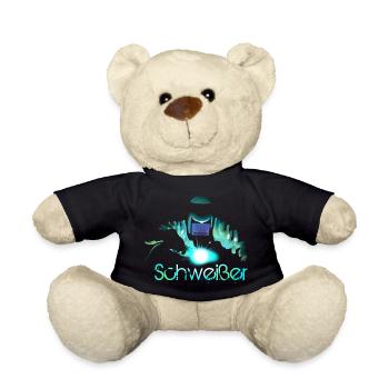 welder - Teddy Bear - black - Front