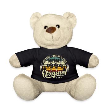 October 1994 Birthday Gift - Teddy Bear - black - Front