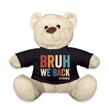 Brother, we're back, 4th grade, first school - Teddy Bear - black - Front
