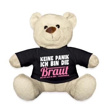 Bachelor Party Team Bride Hen Party - Teddy Bear - black - Front