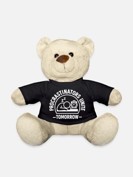 Procrastinators Unite – Tomorrow - Teddy - Schwarz