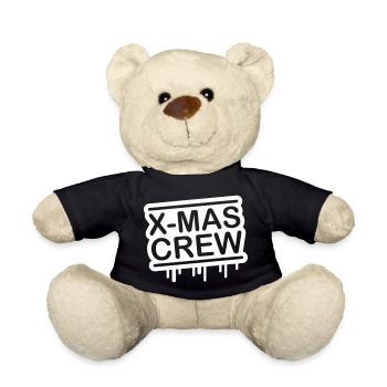 Xmas Crew Christmas - Teddy Bear - black - Front