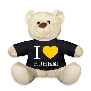 I love Rührei - Teddy - Schwarz - Vorne
