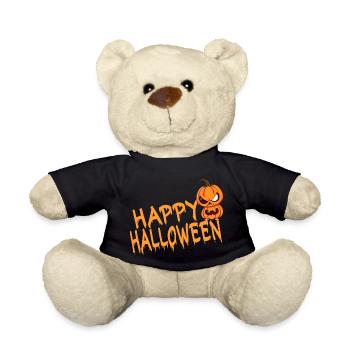 Joyeux halloween - Nounours - noir - Devant