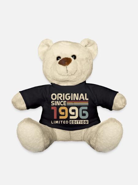 Original 1996 Jahrgang Vintage Geburtstag Retro - Teddy - Schwarz