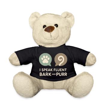 Employé de refuge, bénévole pour le sauvetage des animaux - Nounours - noir - Devant