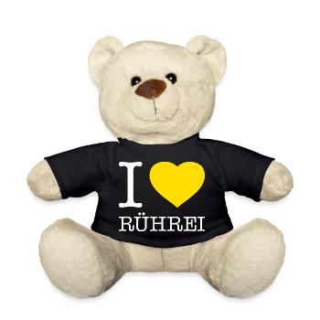 I love Rührei - Teddy - Schwarz - Vorne