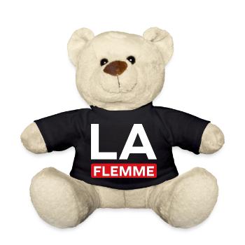 Lazy - Teddy Bear - black - Front