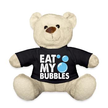 Schwimmen Wassersport Schwimmer Geschenke - Teddy - Schwarz - Vorne