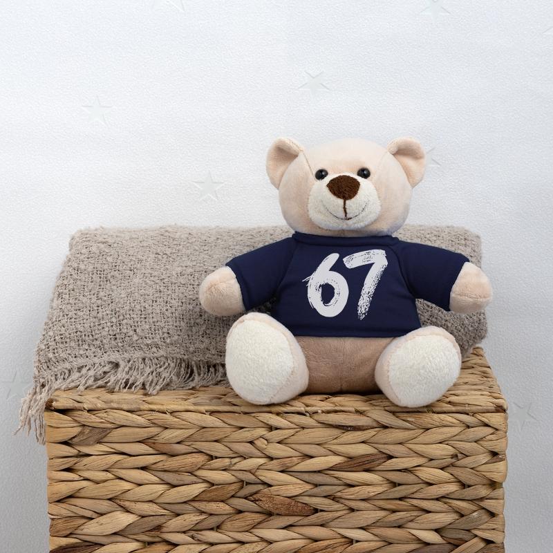 67 White Paint Teddy Bear