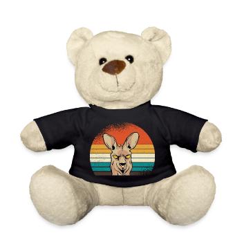 Kangaroo Retro Sunset - Nounours - noir - Devant