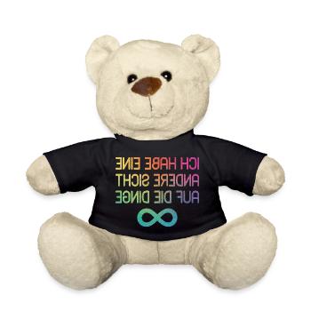 Autisten Ich Habe Eine Andere Sicht Auf Die Dinge  - Teddy - Schwarz - Vorne