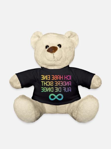 Autisten Ich Habe Eine Andere Sicht Auf Die Dinge - Teddy - Schwarz
