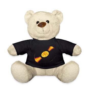 Retro Vinyl-Rausch – Dein Sound-Statement - Teddy - Schwarz - Vorne