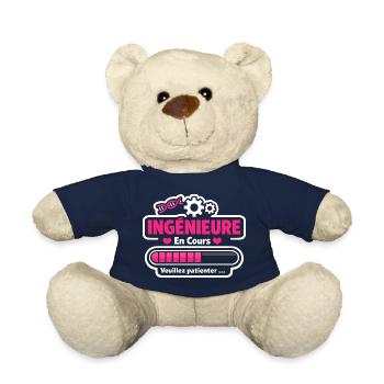 Future Ingénieure Chargement Cadeau Drôle Études - Teddy - French Navy - Vorne