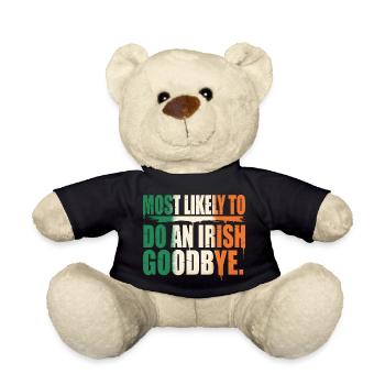Le plus probable pour faire une citation d’adieu irlandaise - Nounours - noir - Devant