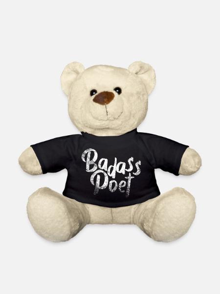 Badass Poet: Fette Pinseltypografie - Teddy - Schwarz