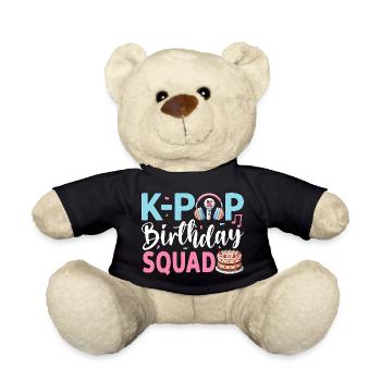 K-Pop Birthday Squad - Teddy Bear - black - Front