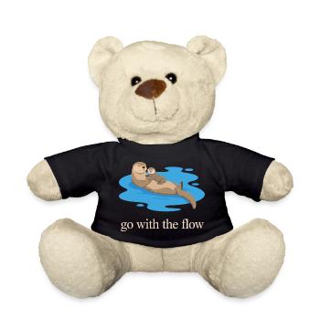Otter Duo: Geh mit dem Strom - Teddy - Schwarz - Vorne