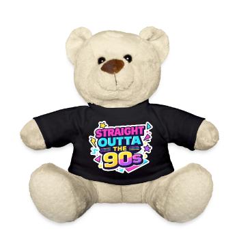Straight Outta the 90s - Teddy - Schwarz - Vorne
