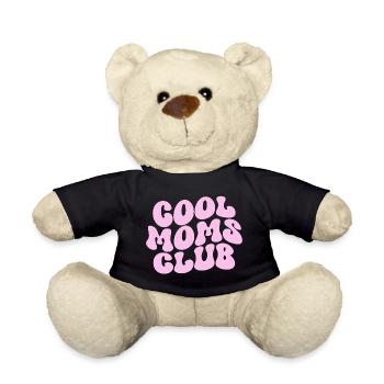 Club des mamans cool - Cadeau de maman pour la fête des mères - Nounours - noir - Devant