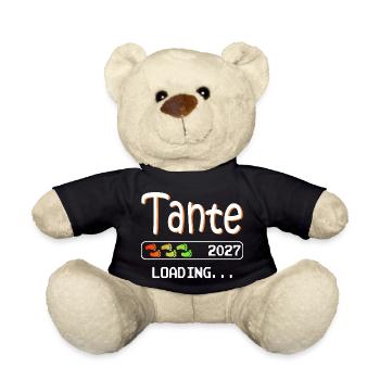 Werdende Tante 2027 loading ich werde Tante - Teddy - Schwarz - Vorne