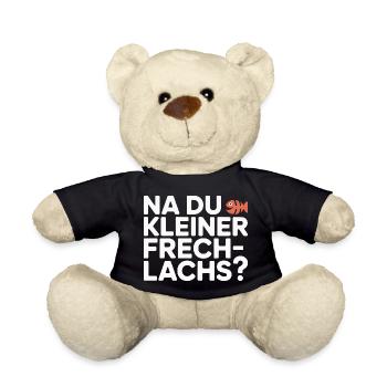 Na Du Kleiner Frechlachs Gamer Lachs Meme Zocker - Teddy - Schwarz - Vorne