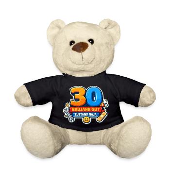 30 Jahre Baujahr Gut - Teddy - Schwarz - Vorne