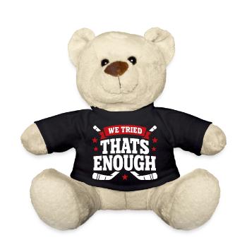 Ligue de la Bière Hockey Humour des joueurs drôles de hockey - Nounours - noir - Devant