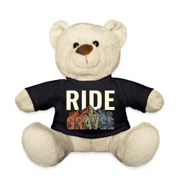 Ride Gravel Bike Bike Adventure Outdoor - Teddy Bear - black - Front