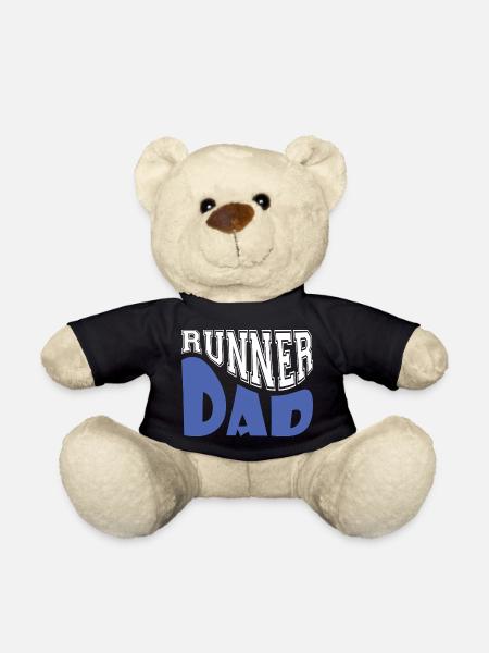 Läufer-Vater - Teddy - Schwarz
