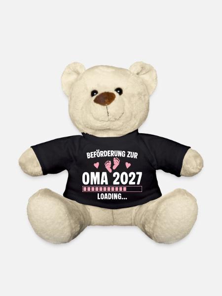 Beförderung zur Oma 2027 - Loading Nachwuchs - Teddy - Schwarz
