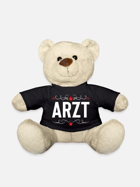 Arzt Beruf - Teddy - Schwarz