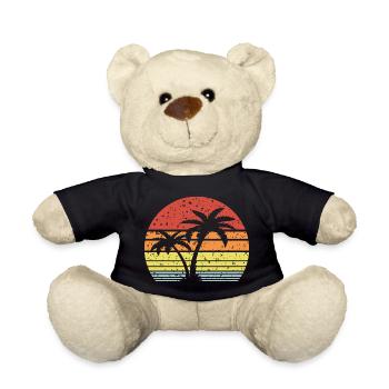 Palme Retro Sonne - Teddy - Schwarz - Vorne