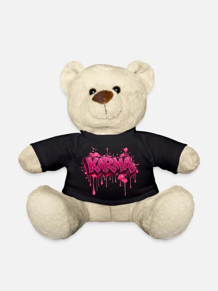 Karma – Design Graffiti Rose Streetwear - Nounours - noir