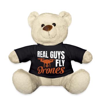 I've had enough, I'm going to fly, drone, drone pilot - Teddy Bear - black - Front
