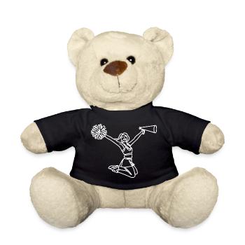 Cheerleader Sketch - Teddy Bear - black - Front