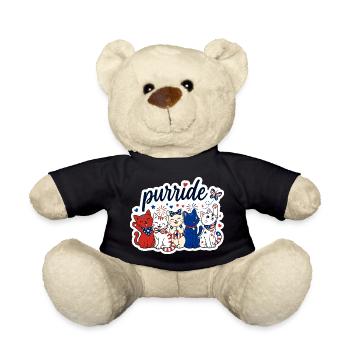 Purride Amerikanische Katzenfest - Teddy - Schwarz - Vorne