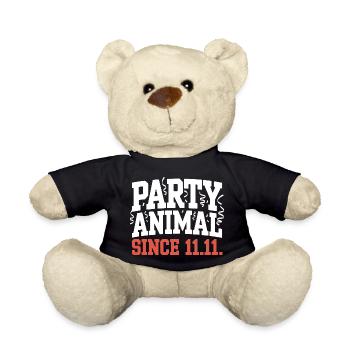 Karneval Party Kölner Animal Since 11.11. Köln - Teddy - Schwarz - Vorne