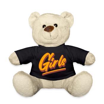 Girls - Teddy Bear - black - Front