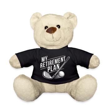Mon plan de retraite Golf - Nounours - noir - Devant