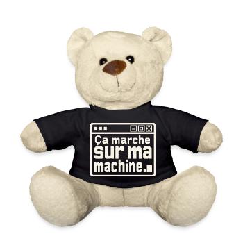 Développeur, ça marche sur ma machine - Nounours - noir - Devant