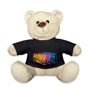 radio portable - Nounours - noir - Devant