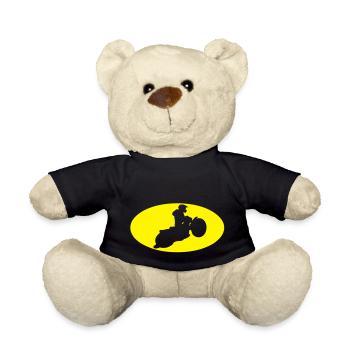 Speedway-Logo Fledermaus - Teddy - Schwarz - Vorne