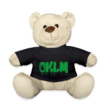 OKLM tag - Nounours - noir - Devant