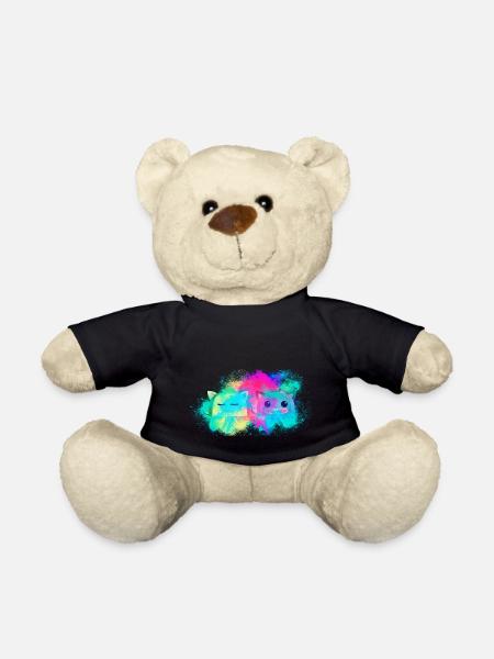 Bear Beast colorful - Teddy Bear - black