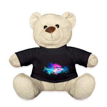 Fisch Köhler farbenfroh - Teddy - Schwarz - Vorne