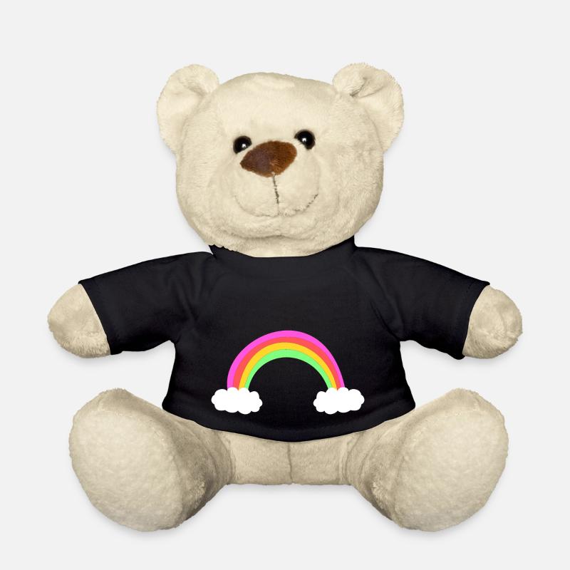 rainbow - Teddy Bear - black